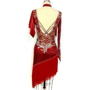 Crimson Flare Dress 2