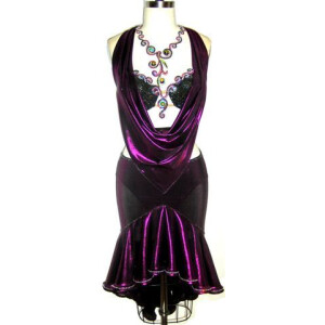 Deep Purple Dress 1