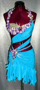 Electric Bouquet latin rhythm ballroom dress