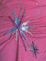Star Glint Latin Dress Swarovski Crystals embellishments