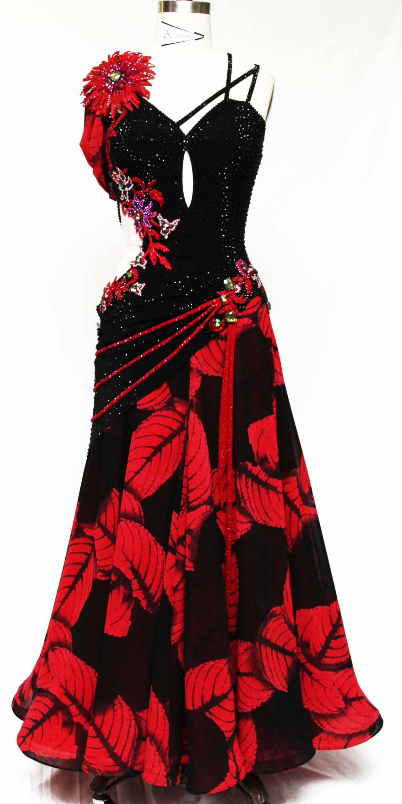 standard ballroom dress for competition